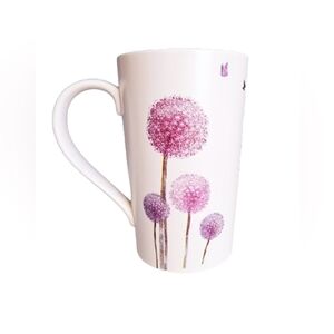 Tall Floral Coffee 18 oz Mug